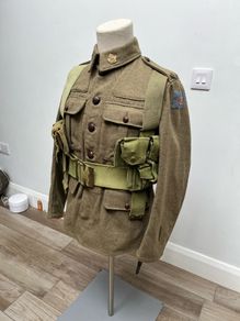 WW1 British Made 1918 Canadian Engineers 1902 Tunic Jacket Uniform Original