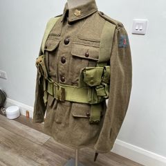 WW1 British Made 1918 Canadian Engineers 1902 Tunic Jacket Uniform Original
