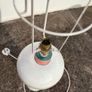 Louis Mulcahy Large Pottery Table Lamp with Pink Shade 66cm Image 9