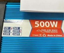 Brand New 500 Watt Inverter 12v to 220v