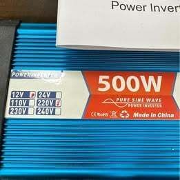 Brand New 500 Watt Inverter 12v to 220v