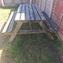 garden table and bench Image 4