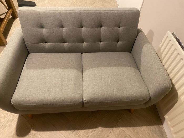 2 Seater Light Grey