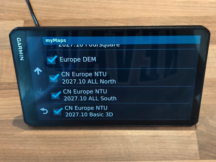 Garmin LGV700 HGV sat nav - Eircodes - Europe map 2026 .