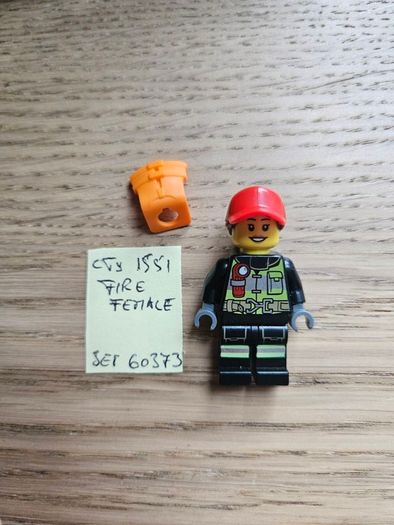 lego cty1551 fire female, set 60373