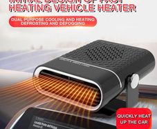12V Electric Car Heater 150W Fast Defogger Portable Electric Heating Fan