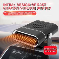 12V Electric Car Heater 150W Fast Defogger Portable Electric Heating Fan