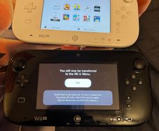 Wii U Gamepad Black or White 40 euros each