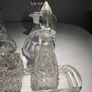 Vintage Cut & Pressed Glass High Tea Set - Cruet, Sifter, Jug, Preserve Pot & More Image 5