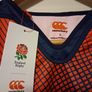 England Jersey. Official Canterbury England Tag Rugby Alternate Jersey.  Player Fit.Brand New With Tags. Image 3