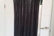 ESTAN FUTURA high shine black dress Sz 12 and Sz 14- Bnwt Rrp 95