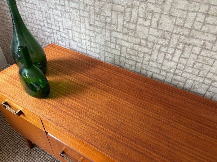 Vintage Retro Mid Century Teak Compact Sideboard
