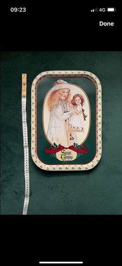 vintage Christmas tray