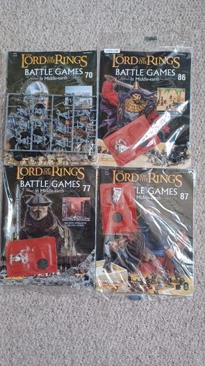 Warhammer Lord of the Rings Magazines x 4