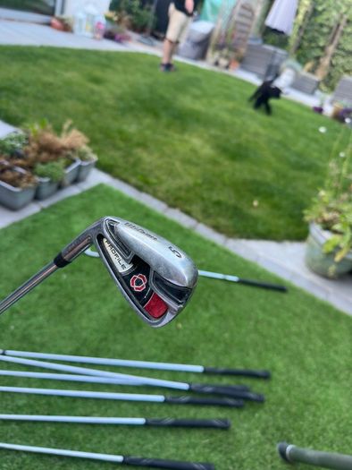 Left Handed Wilson Steel Irons Set SW - 5 Iron + Slazenger 3 Iron