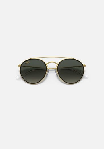 Genuine Ray Ban Polarised sunglasses round double bridge
