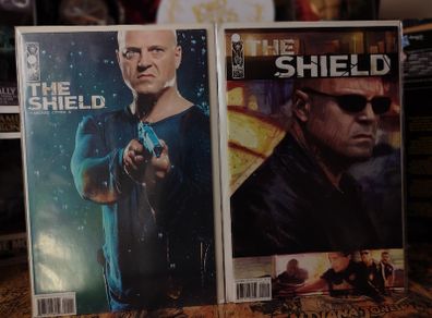The Shield ! Spotlight ! First 2 Issues ! Based on The Shield TV Series ! 2004 ! by IDW Publishing !