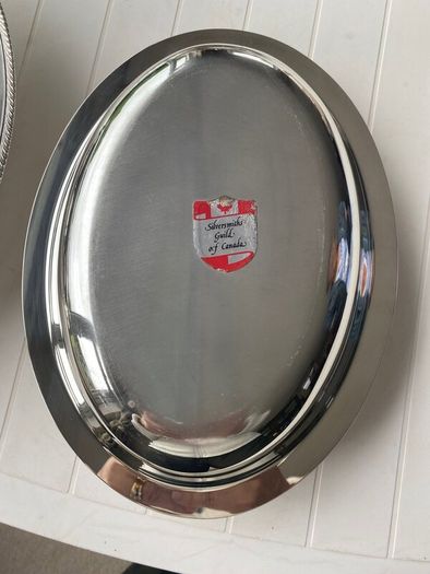 Silver plated trays & dishes