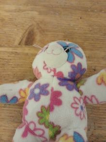 cute flower cat plush