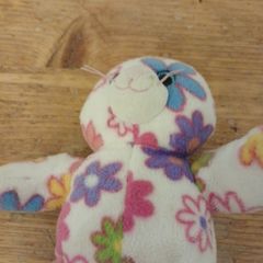 cute flower cat plush