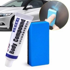 Car Body Compound Scratch Remover MAGIC Eraser Paste + Sponge Brush Practical Car Body Compound Scratch Remover MAGIC Eraser Paste + Sponge Brush Practical