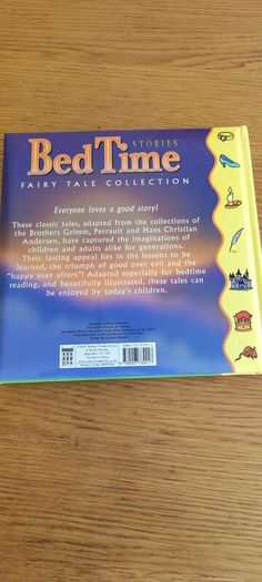 Book Bed Time Fairy Tale Collection