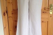 Size 10 Cream Linen Trousers