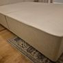 Respa small double 4ft divan bed in cream - perfect condition Image 3