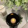 Black tea light candle holder Image 3