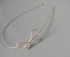 Silver hair band