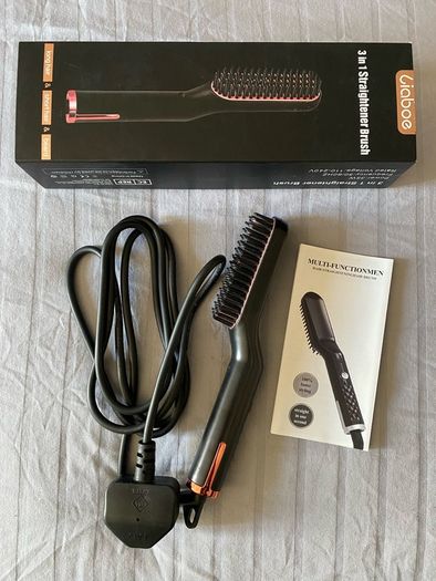 3 in 1 straightener brush, like new, barely used