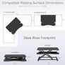 VIVO Desk Riser 81 cm Desk Converter Image 2
