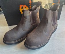 Epochsaga Chelsea Safety Work Boots, Steel Toe Cap, UK11 EU 46