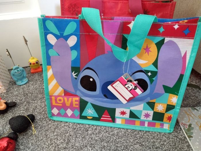 Box Of New as New Disney Christmas Ornaments and Gifts
