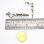 Vintage 925 Sterling Silver Glass Paste Earrings Image 8