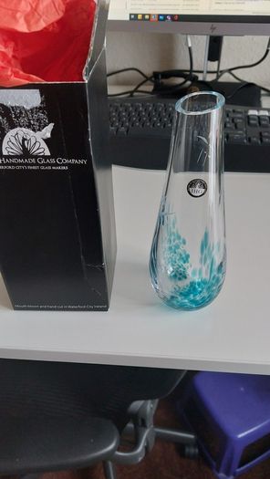 Glass Vase - Handcut glass vase made in Waterford