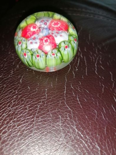 glass paperweight vintage