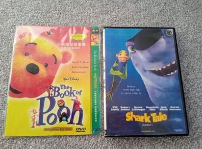 The Book Of Pooh / Shark Tale Kids DVD's