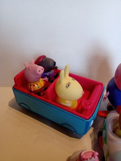 Peppa Pig Lot Including Bus and Pedro Pony