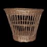 Vintage Harrods Wicker Waste Basket Pristine Image 9