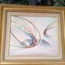 A Pair Of Beautiful Mixed Media on Canvas Image 8