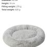 Pet bed light grey S Image 6