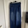 NWOT ladies indigo wide leg jeand Image 2