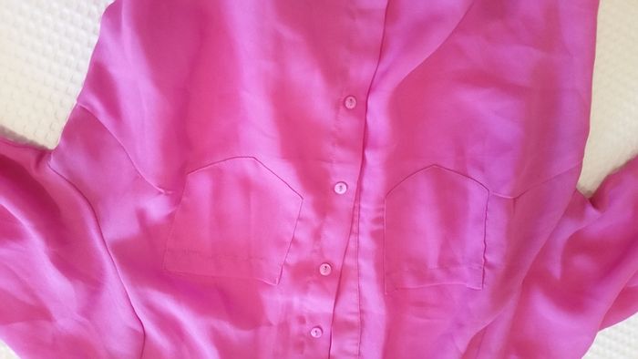 Pink Crop Style Shirt - Size 14