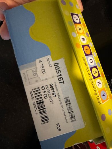 Pablosky boots size 26/9