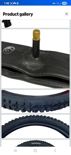 Kenda Smoke 26 x 2.10 Mountain Bike Tyres with Schrader Valve Inner Tubes (PACK OF 2) + MINI PUMP