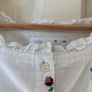 Stunning ZARA Floral Embroidery White Cotton Summer Dress 9 Fits 7 8 9 Image 3