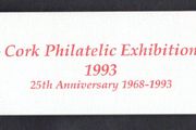 1993 Ireland Cork Philatelic Exhibition Booklet . Contains 2 X 32p Centenary of the Irish Amateur Swimming Association Commemorative Stamps No 144