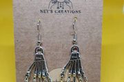 Skeleton hands earrings
