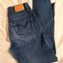 Levis 710 Super Skinny Jeans Size 27 Dark Blue Image 6